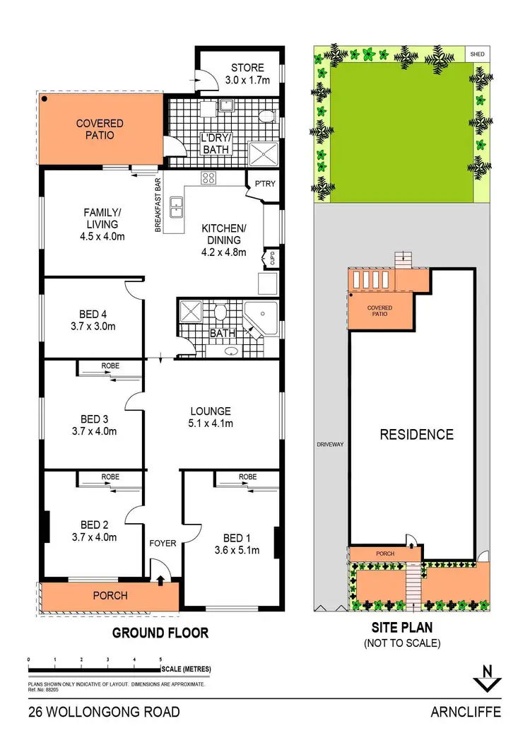 Floorplan of Homely house listing, 26 Wollongong Road, Arncliffe NSW 2205