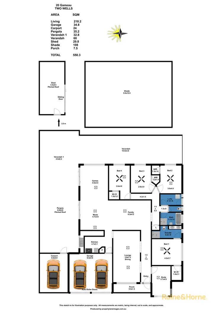 Floorplan of Homely house listing, 22 Gameau Road, Two Wells SA 5501