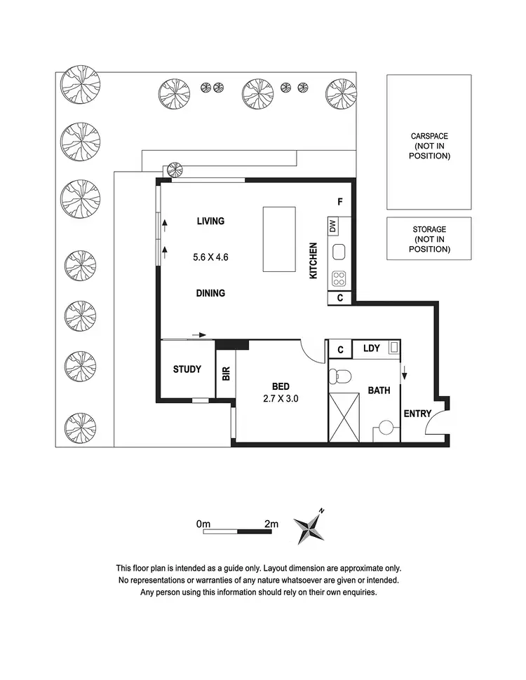 Floorplan of Homely apartment listing, G06/17 Riversdale Road, Hawthorn VIC 3122