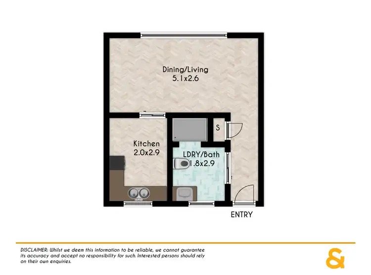 Floorplan of Homely apartment listing, 4/308-310 Great Western Highway, St Marys NSW 2760