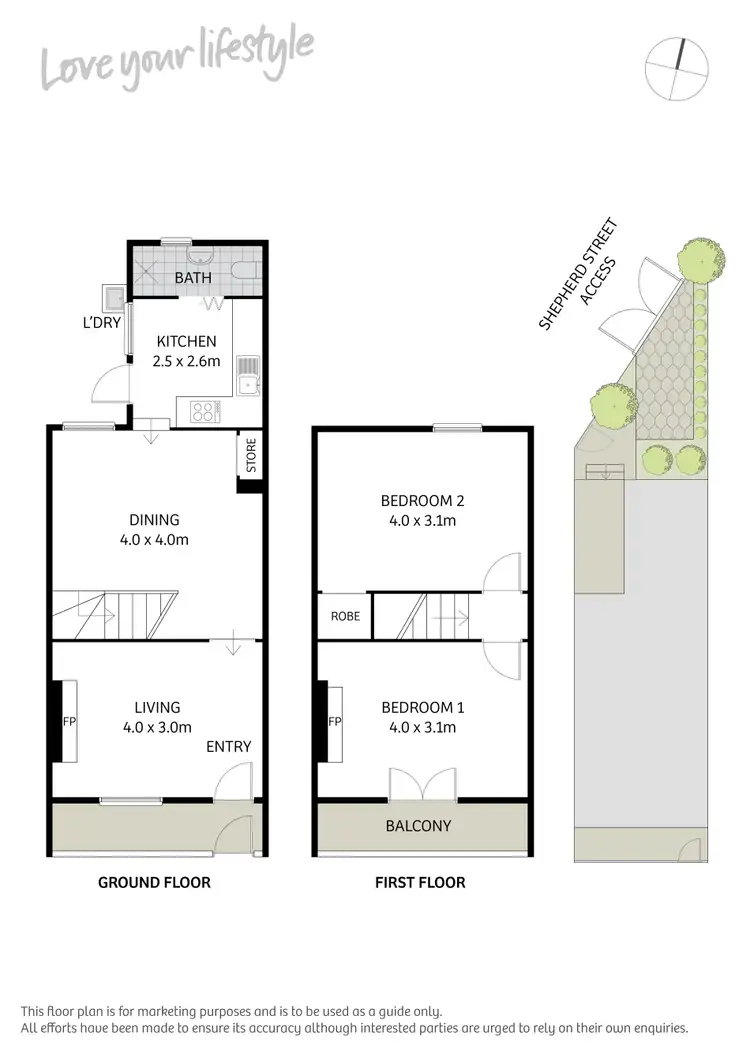 Floorplan of Homely house listing, 54 Lander Street, Darlington NSW 2008