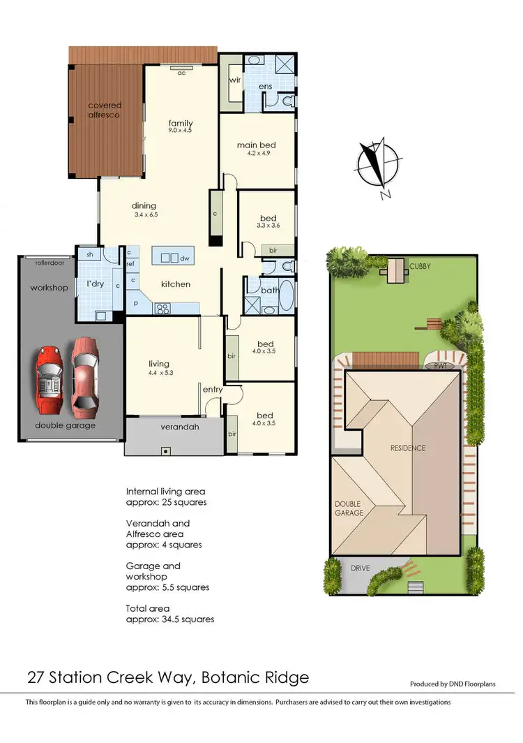 Floorplan of Homely house listing, 27 Station Creek Way, Botanic Ridge VIC 3977