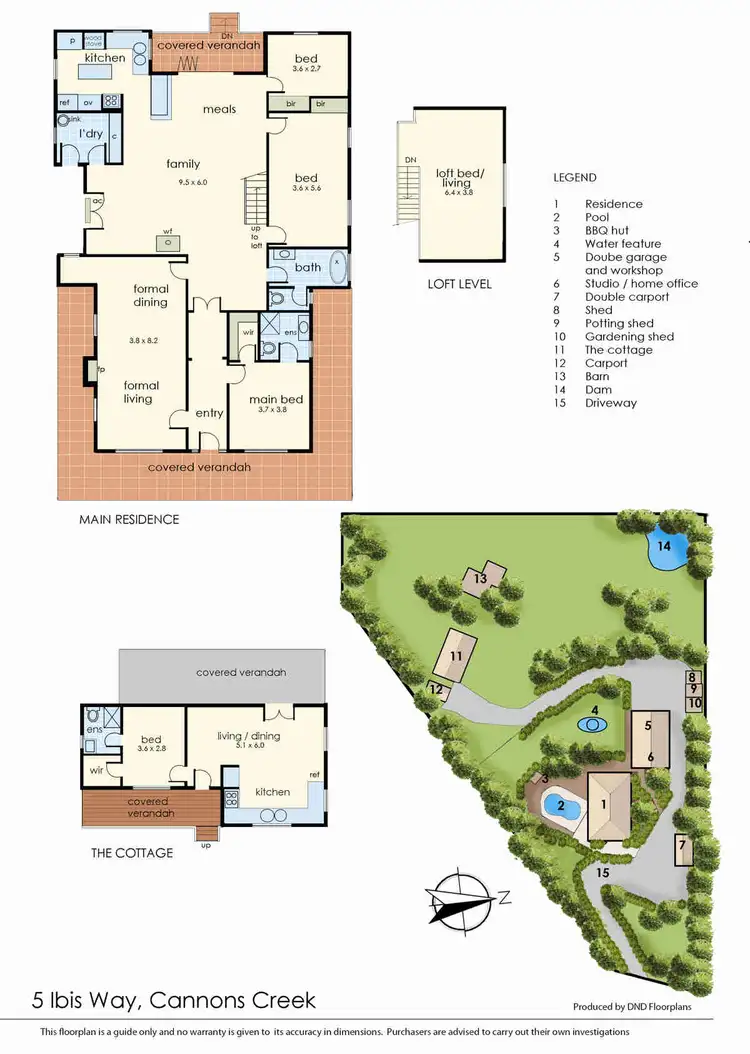 Floorplan of Homely rural property listing, 5 Ibis Way, Cannons Creek VIC 3977