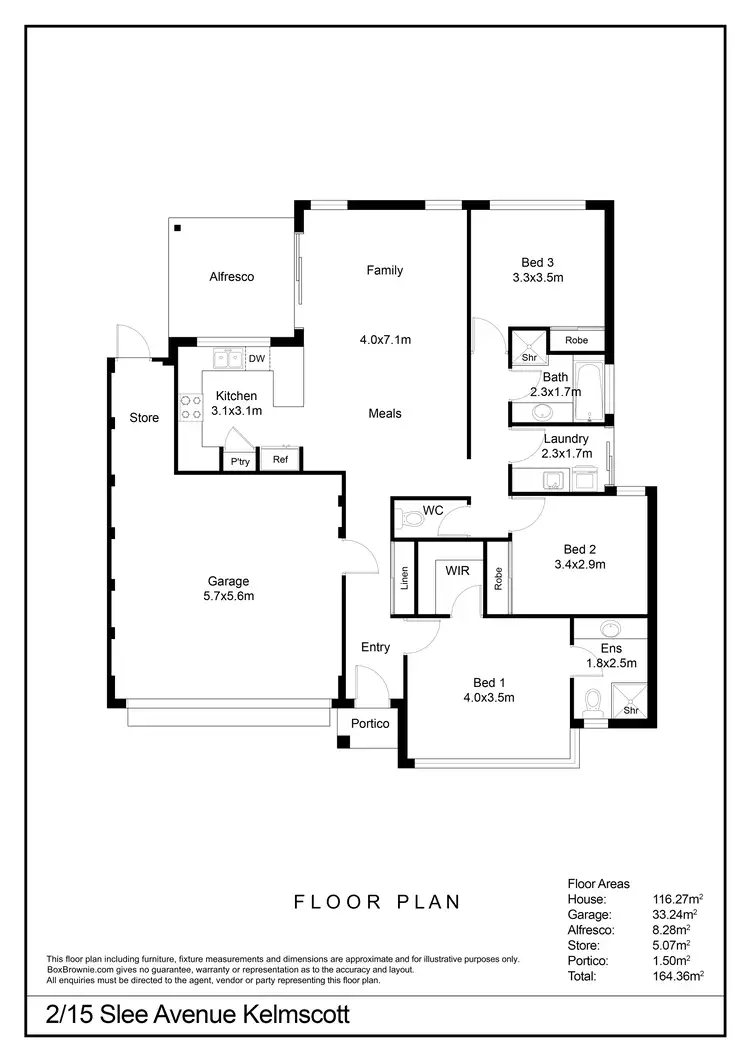 Floorplan of Homely house listing, 2/15 Slee Avenue, Kelmscott WA 6111