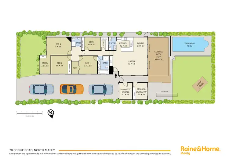 Floorplan of Homely house listing, 20 Corrie Road, North Manly NSW 2100