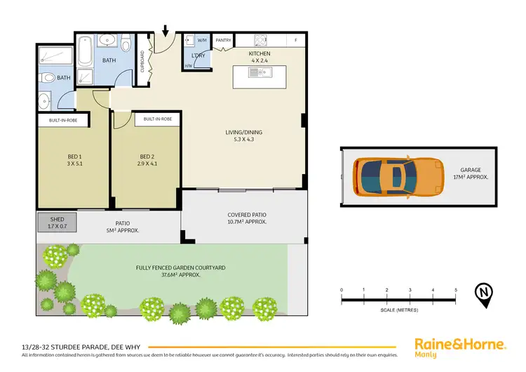 Floorplan of Homely apartment listing, 13/28-32 Sturdee Parade, Dee Why NSW 2099