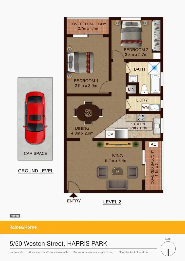 Floorplan of Homely apartment listing, 5/50 Weston street, Harris Park NSW 2150