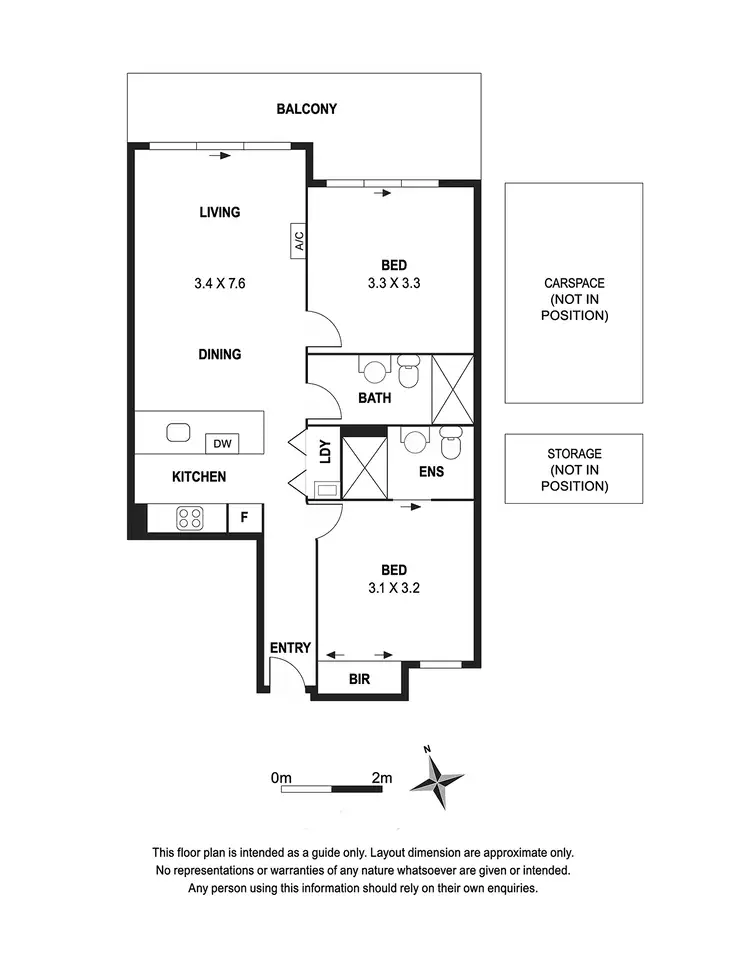 Floorplan of Homely apartment listing, 201/306-312 Swan Street, Richmond VIC 3121