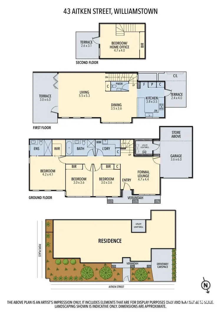 Floorplan of Homely house listing, 43 Aitken Street, Williamstown VIC 3016