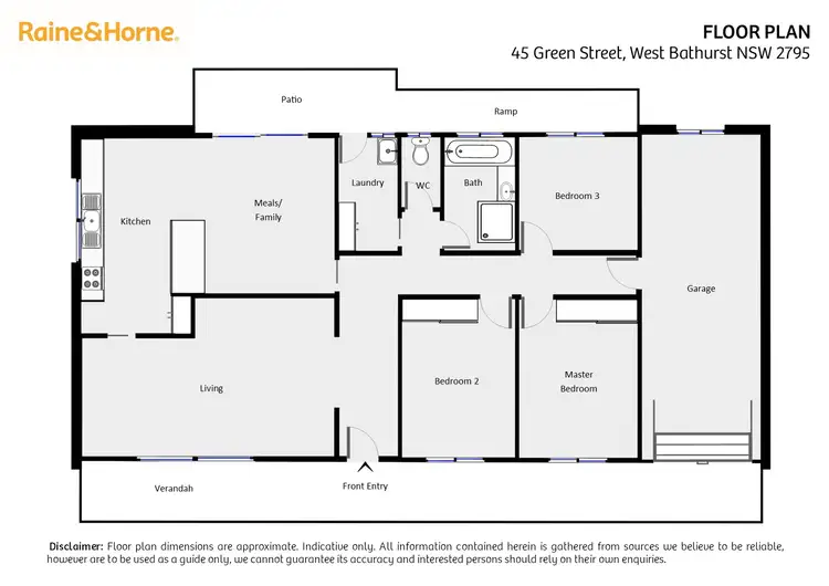 Floorplan of Homely house listing, 45 Green Street, West Bathurst NSW 2795