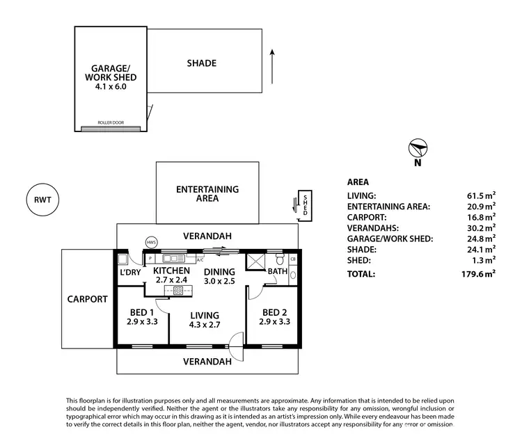 Floorplan of Homely house listing, 9 Bateman Street, Strathalbyn SA 5255