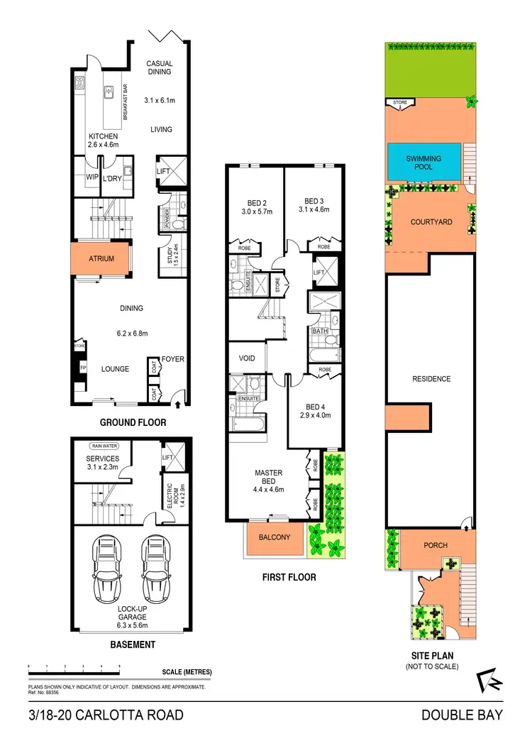 Floorplan of Homely house listing, 3/18-20 Carlotta Road, Double Bay NSW 2028