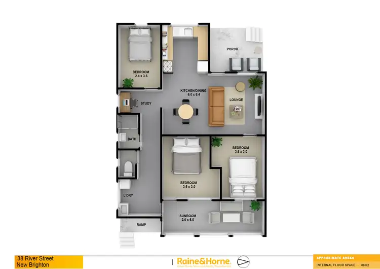 Floorplan of Homely house listing, 38 River Street, New Brighton NSW 2483