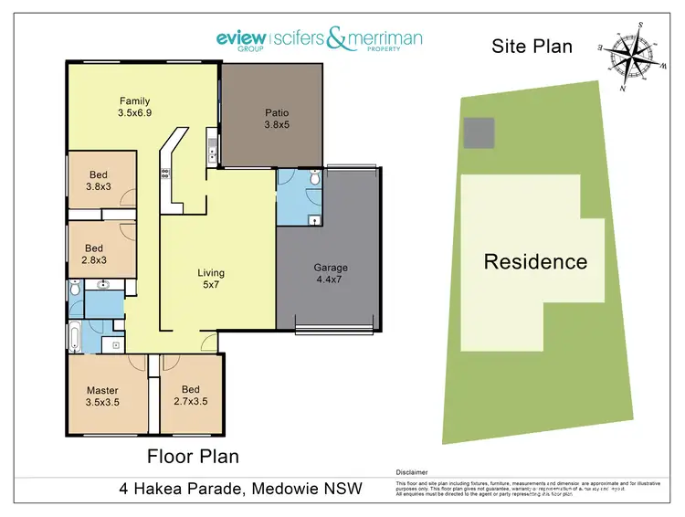 Floorplan of Homely house listing, 4 Hakea Parade, Medowie NSW 2318