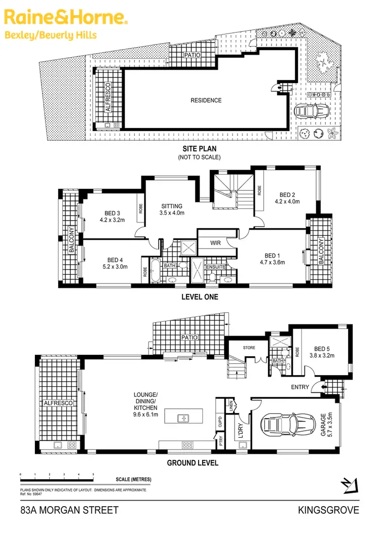 Floorplan of Homely house listing, 83a Morgan Street, Kingsgrove NSW 2208