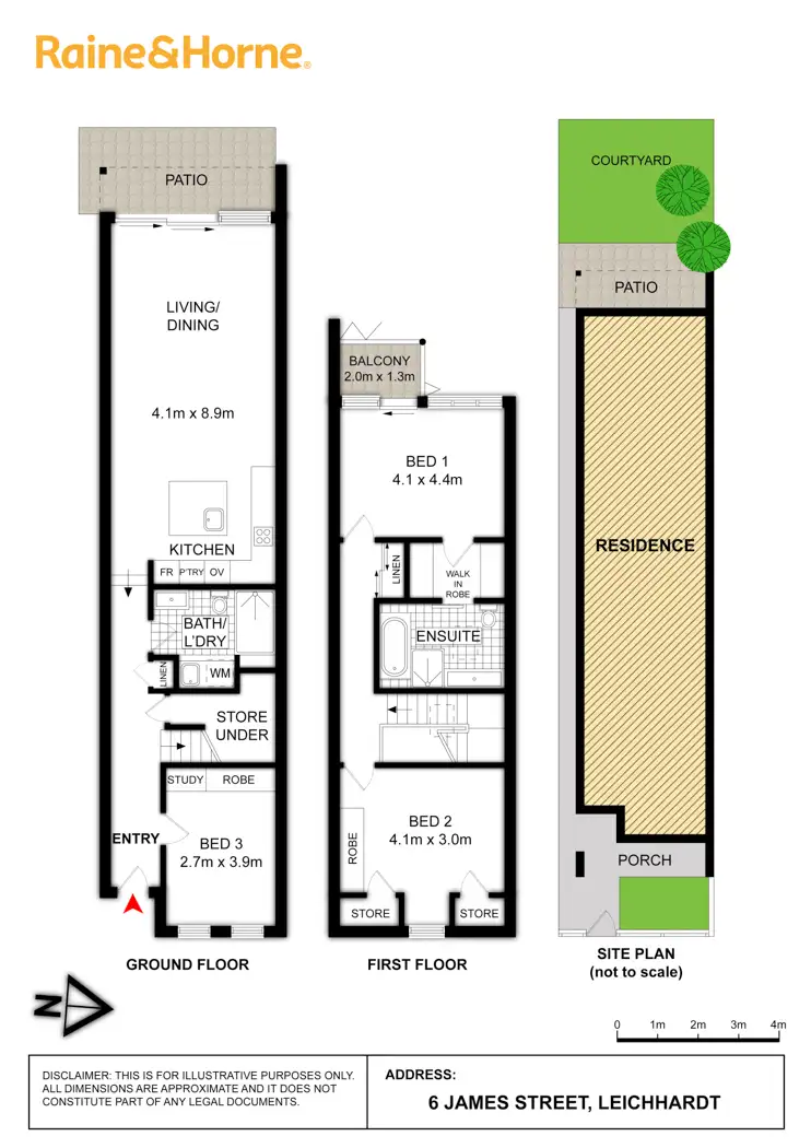 Floorplan of Homely house listing, 6 James Street, Leichhardt NSW 2040