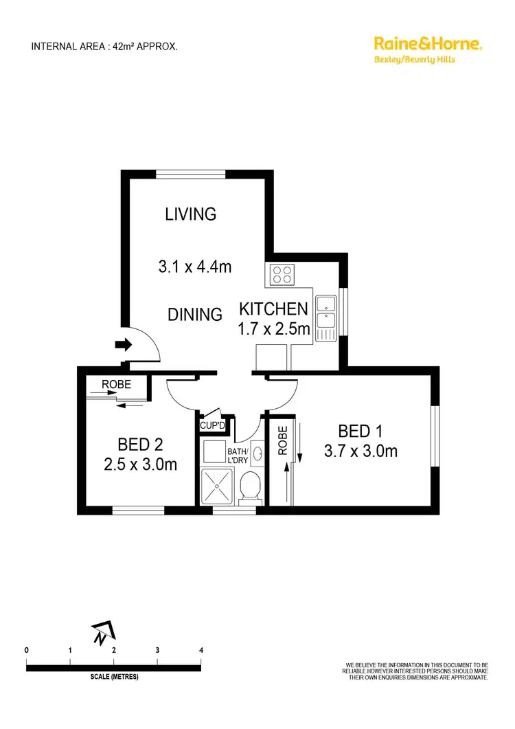 Floorplan of Homely apartment listing, 5/13 Kingsland Road, Bexley NSW 2207