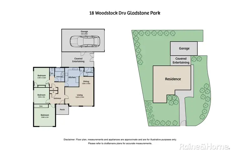 Floorplan of Homely house listing, 18 Woodstock Drive, Gladstone Park VIC 3043