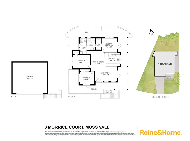 Floorplan of Homely house listing, 3 Morrice Court, Moss Vale NSW 2577