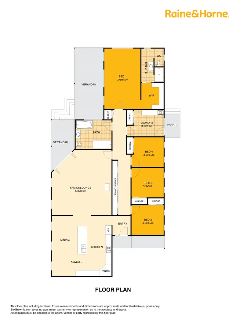 Floorplan of Homely house listing, 14 Cherry Tree Close, Bendick Murrell NSW 2803