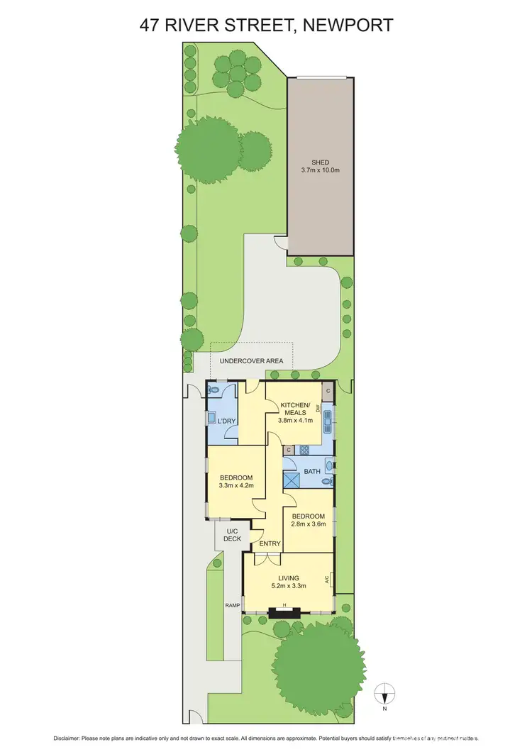 Floorplan of Homely house listing, 47 River Street, Newport VIC 3015