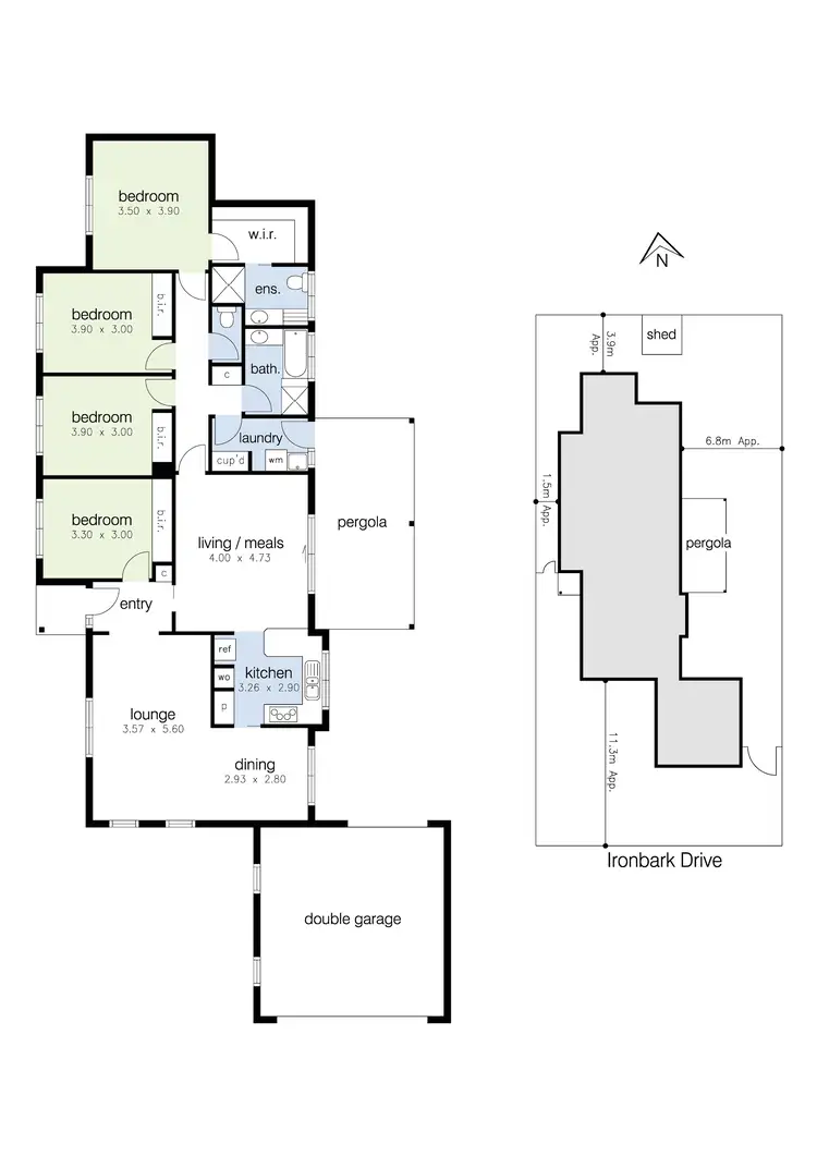 Floorplan of Homely house listing, 17 Ironbark Drive, Hoppers Crossing VIC 3029