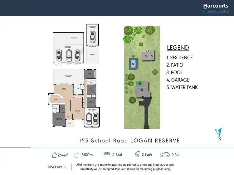 Floorplan of Homely rural property listing, 153 - 155 School Road, Logan Reserve QLD 4133