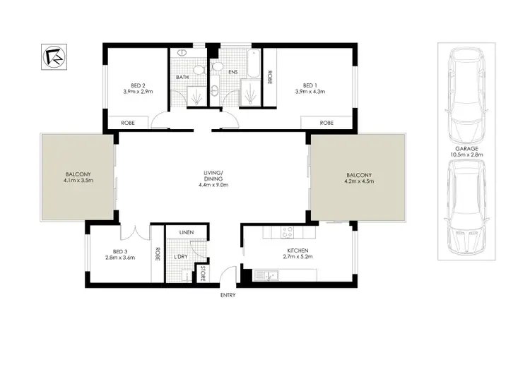 Floorplan of Homely apartment listing, 148/25 Best Street, Lane Cove NSW 2066