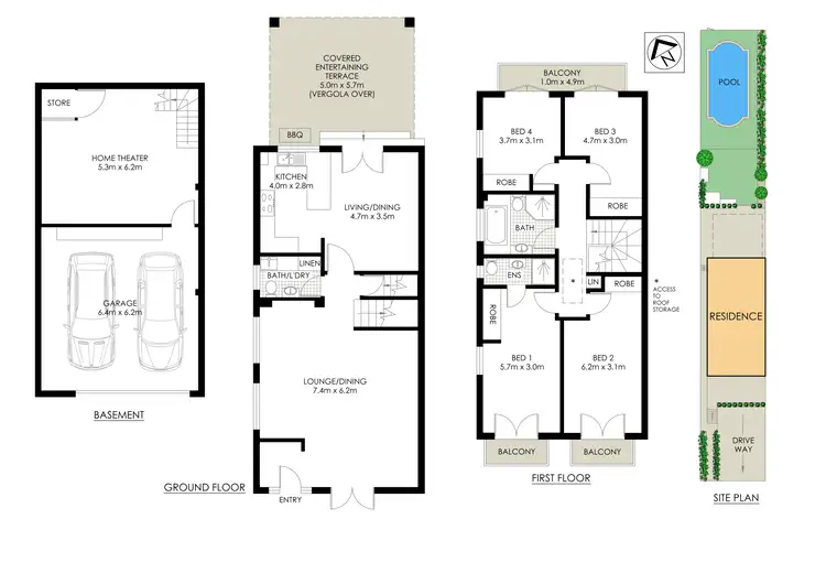 Floorplan of Homely house listing, 11a Milling Street, Hunters Hill NSW 2110