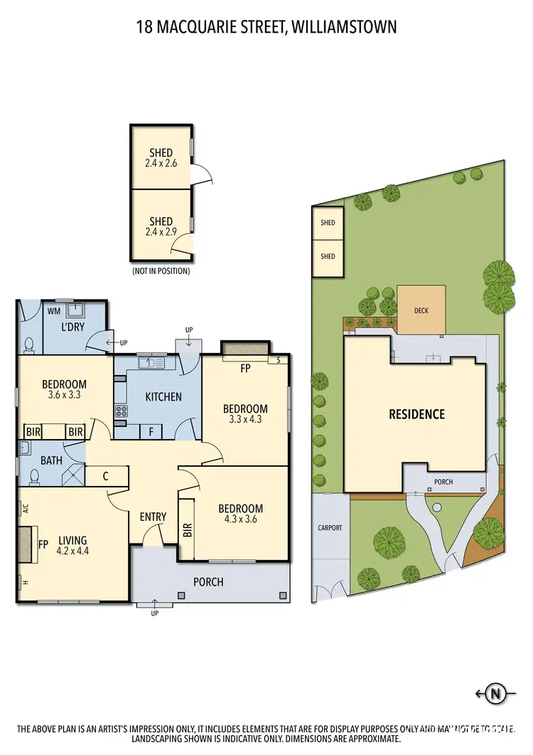 Floorplan of Homely house listing, 18 Macquarie Street, Williamstown VIC 3016