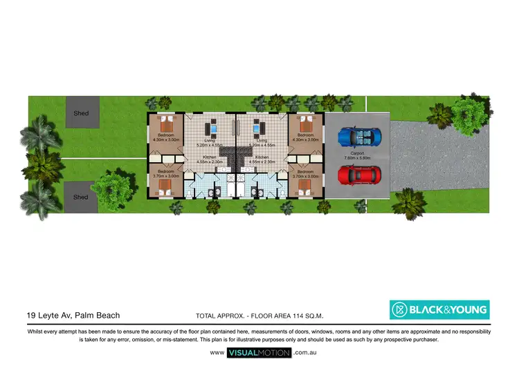 Floorplan of Homely house listing, 19 Leyte Ave, Palm Beach QLD 4221