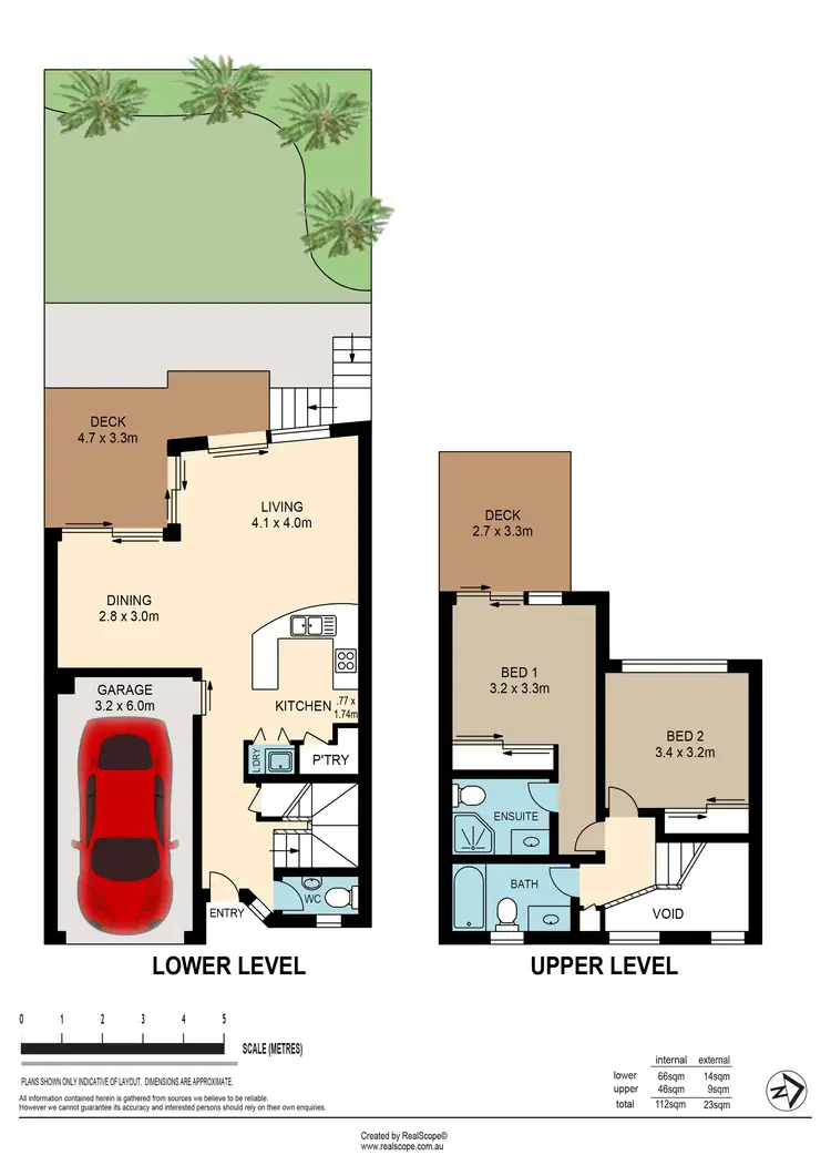 Floorplan of Homely townhouse listing, 5/11 Woodstock Avenue, Taringa QLD 4068