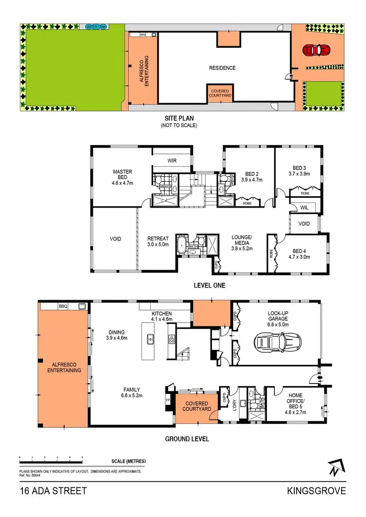 Floorplan of Homely house listing, 16 Ada Street, Kingsgrove NSW 2208