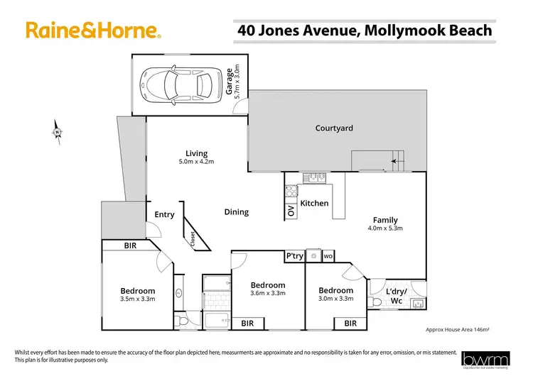 Floorplan of Homely house listing, 40 Jones Avenue, Mollymook NSW 2539
