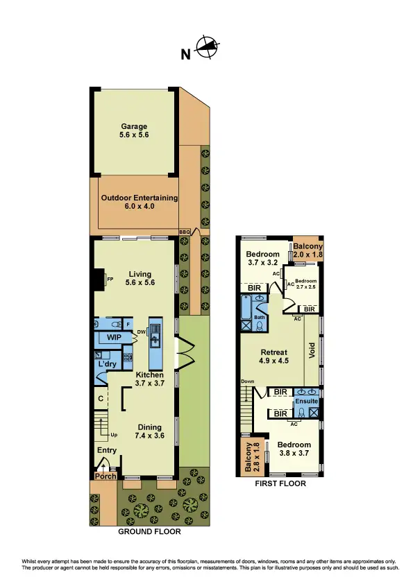 Floorplan of Homely house listing, 24 Mill Avenue, Yarraville VIC 3013