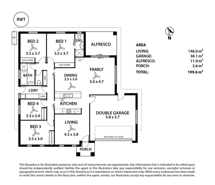 Floorplan of Homely house listing, 7 Dundee Close, Strathalbyn SA 5255