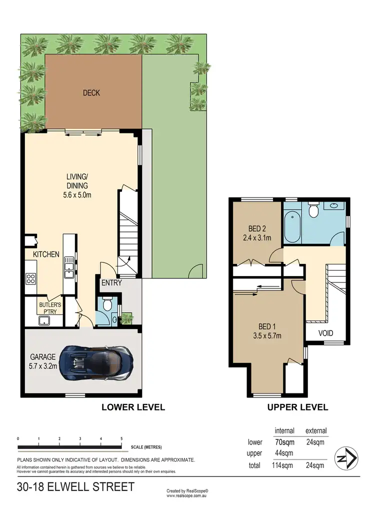 Floorplan of Homely townhouse listing, 30/18 Elwell Street, Morningside QLD 4170