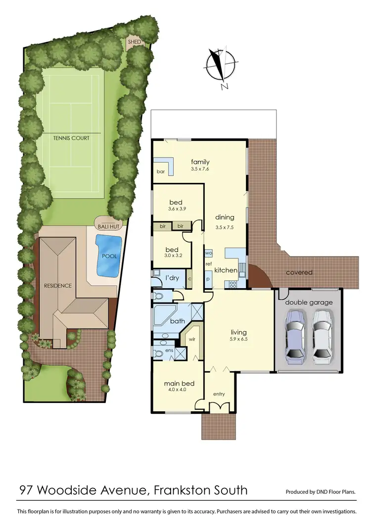 Floorplan of Homely house listing, 97 Woodside Avenue, Frankston South VIC 3199