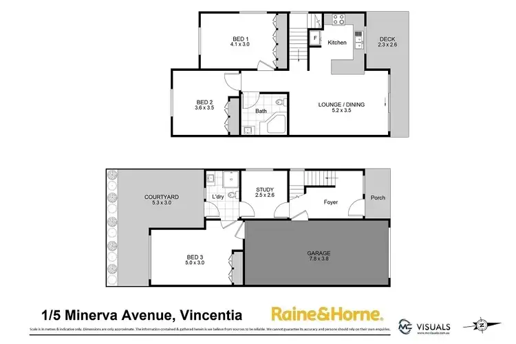 Floorplan of Homely townhouse listing, 1/5 Minerva Avenue, Vincentia NSW 2540