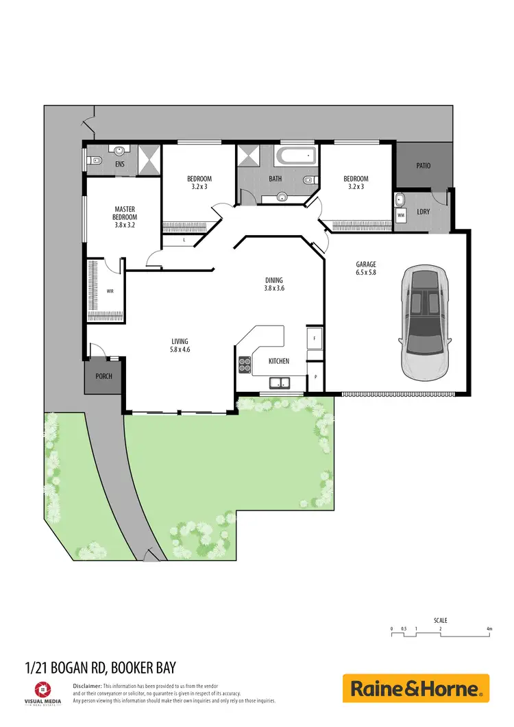 Floorplan of Homely villa listing, 1/21 Bogan Road, Booker Bay NSW 2257