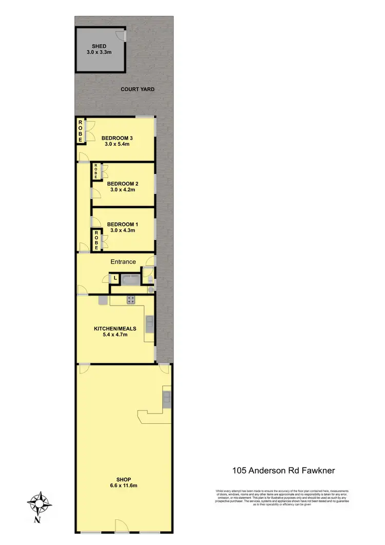 Floorplan of Homely other listing, 105 Anderson Road, Fawkner VIC 3060