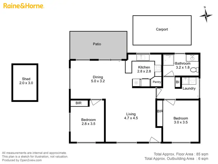 Floorplan of Homely house listing, 13a Sandpiper Drive, Midway Point TAS 7171