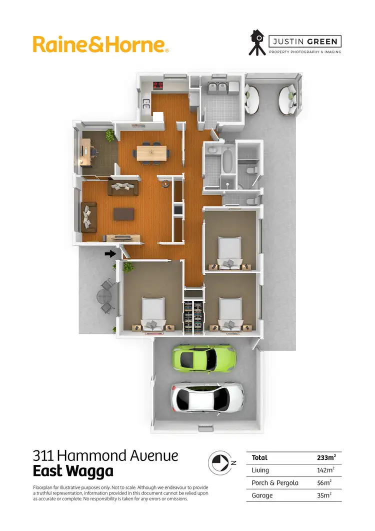 Floorplan of Homely house listing, 311 Hammond Avenue, East Wagga Wagga NSW 2650