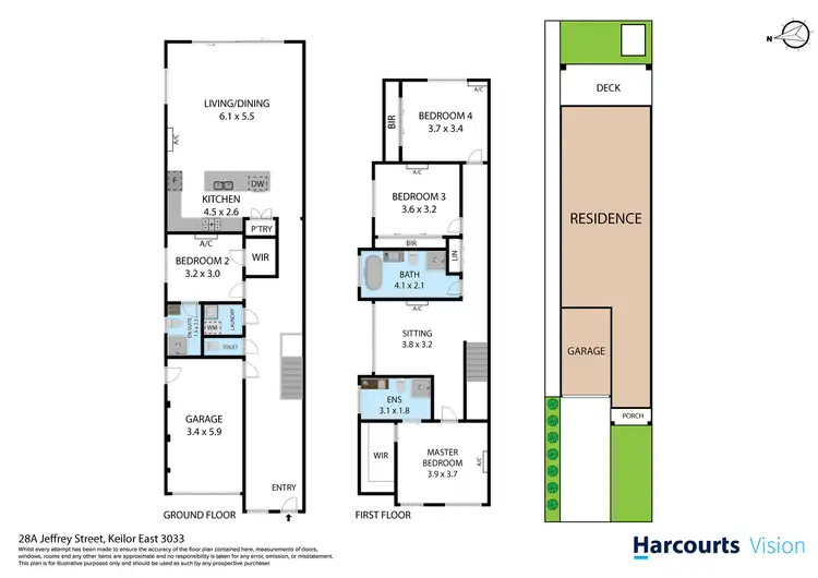 Floorplan of Homely house listing, 28A Jeffrey Street, Keilor East VIC 3033