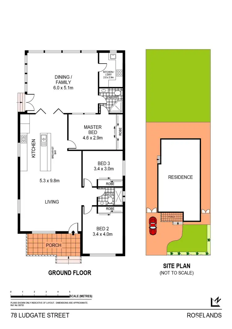 Floorplan of Homely house listing, 78 Ludgate Street, Roselands NSW 2196
