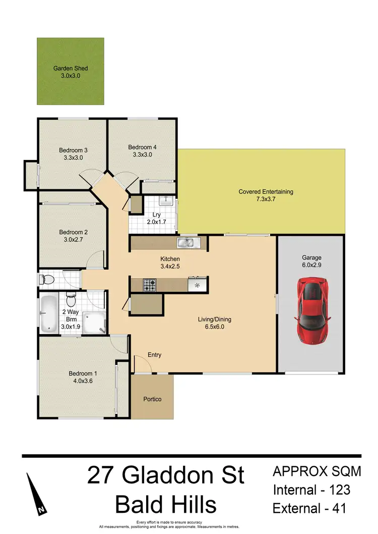 Floorplan of Homely house listing, 27 Gladdon Street, Bald Hills QLD 4036