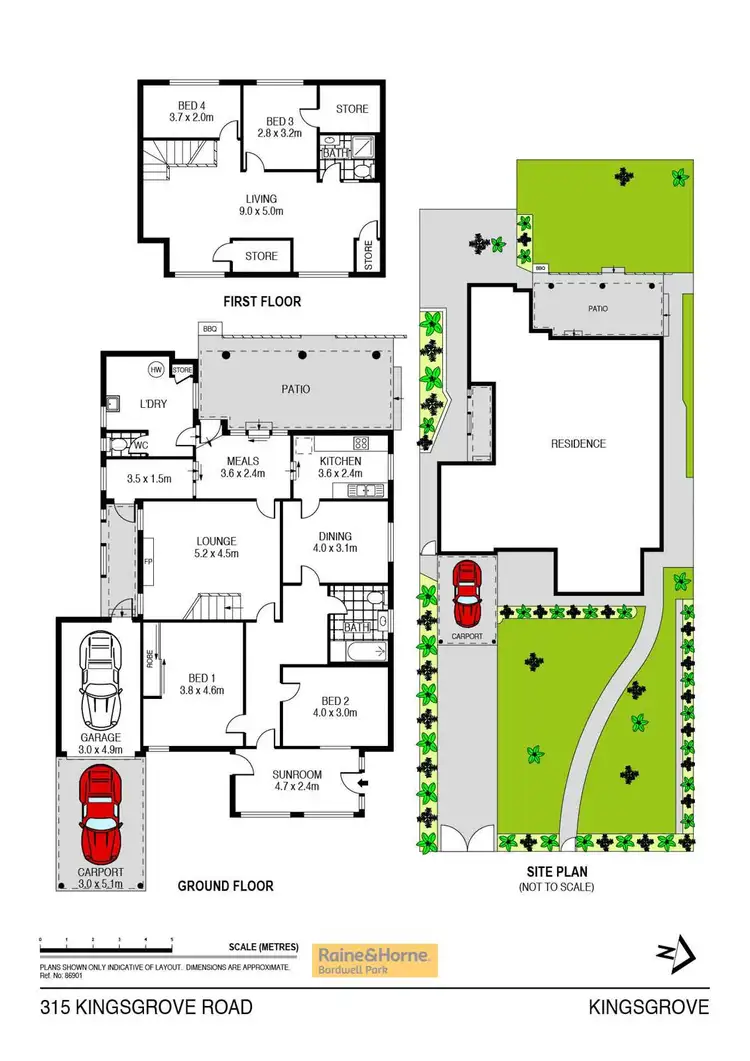 Floorplan of Homely house listing, 315 Kingsgrove Road, Kingsgrove NSW 2208