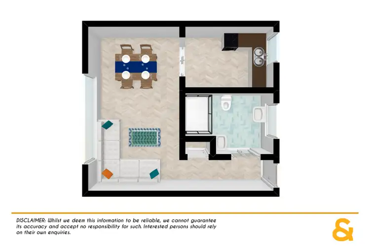 Floorplan of Homely apartment listing, 1/308-310 Great Western Highway, St Marys NSW 2760
