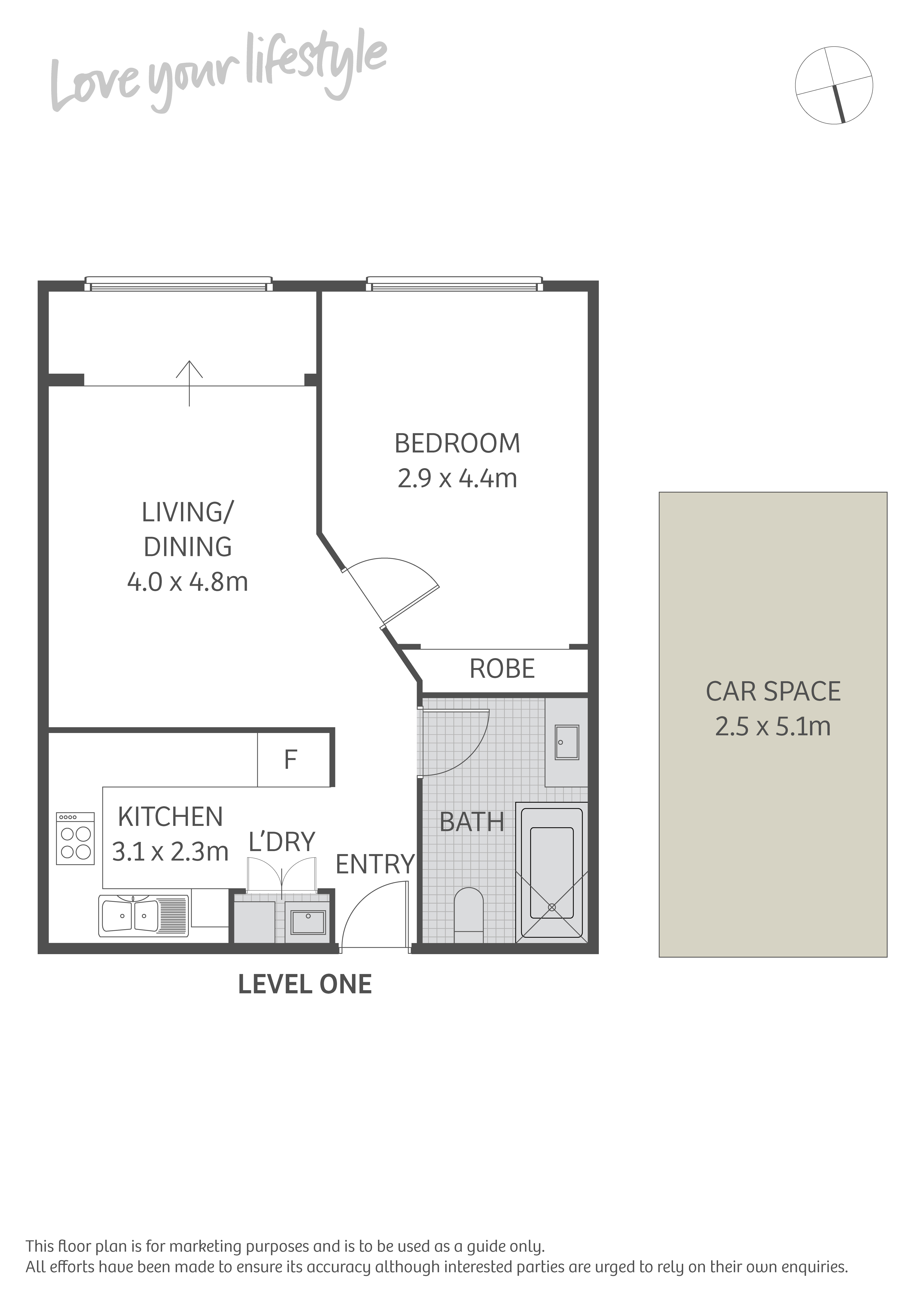 Floorplan of Homely apartment listing, 8/252 Abercrombie Street, Redfern NSW 2016