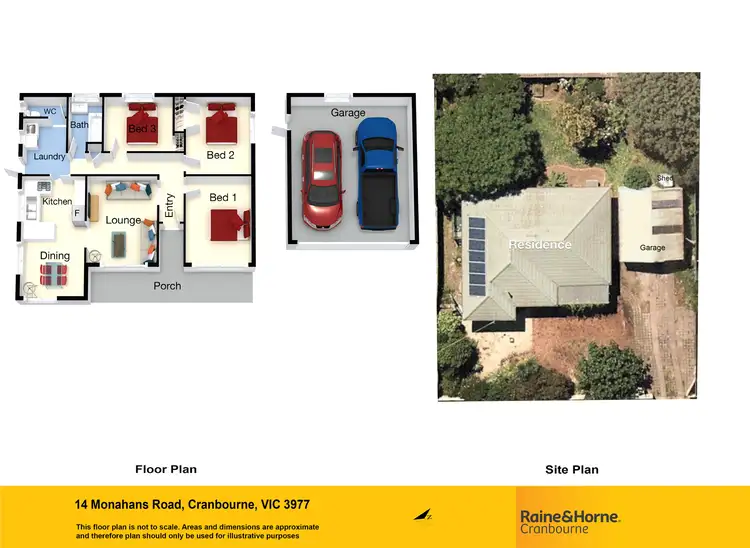 Floorplan of Homely house listing, 14 MONAHANS ROAD, Cranbourne VIC 3977